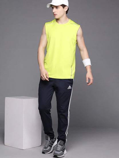 Original Adidas Three (03-Pack of 1 Black & 2 Navy Blue) -Style Solid Casual Track Pants
