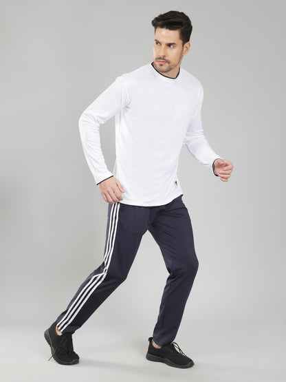 Original Adidas Three (03-Pack of 1 Black & 2 Navy Blue) -Style Solid Casual Track Pants