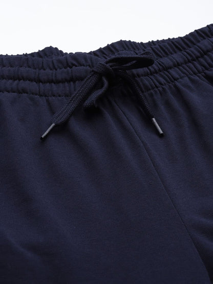Original Adidas Three (03-Pack of 1 Black & 2 Navy Blue) -Style Solid Casual Track Pants